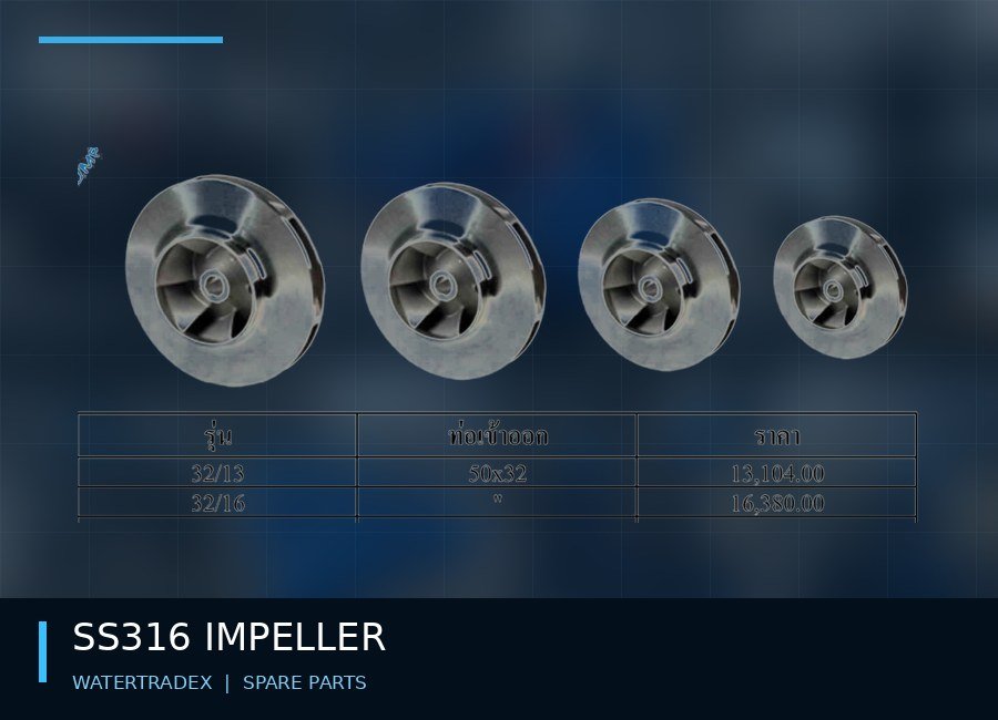 Stainless Steel 316 Impeller
