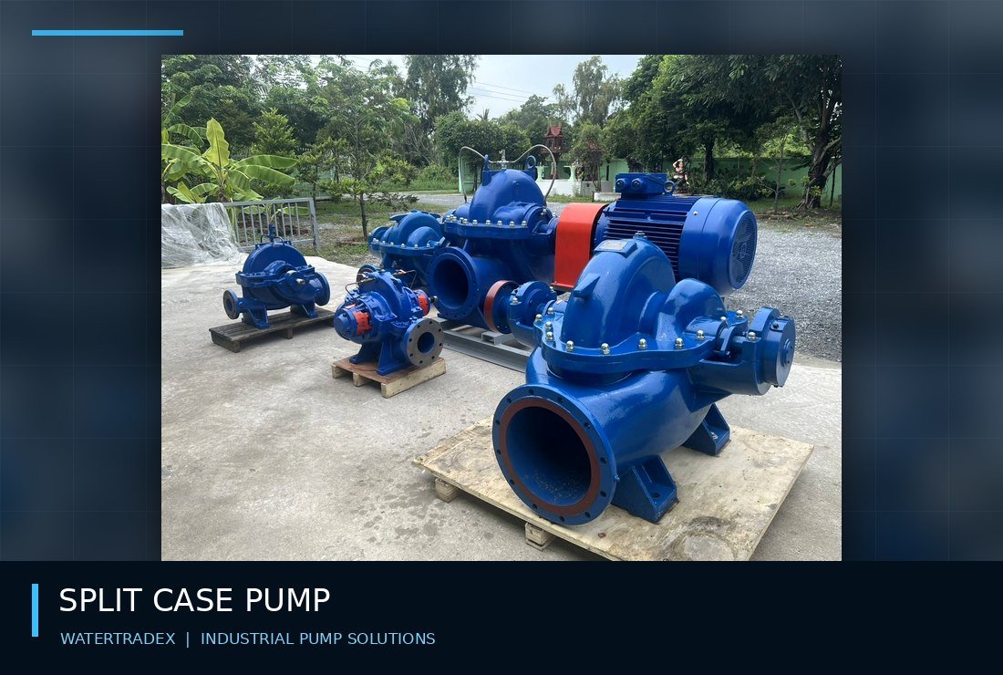 ปั๊มน้ำอุตสาหกรรม Split Case Pump